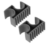 NAMOARLY 2pcs Nylon Double Tube Bimini Top Pole Clips Marine Installers | Universal Compatibility for Awning Tubes, Reduces Canopy Rattle and Movement, Stable Shade Coverage for Marine Vessels