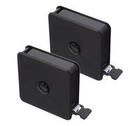 NAMOARLY 2pcs Portable Square Shaped Tape Measures with Flexible Plastic Material and Scale for Sewing, Tailoring and Crafting Use
