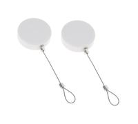 NAMOARLY 2pcs Retractable Security Cable Lock Steel Wire Theft Pull Box for Digital Accessories Store Displays Adjustable Safety Wire