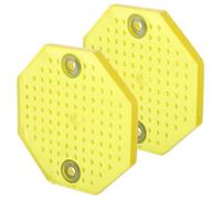 NAMOARLY 2pcs round Car Lift Cradle Pads Made of Sturdy Cowhells for Tire Protection with Easy Installation and Optimal Protection in Auto Service Shop and Vehicle Maintenance Environments
