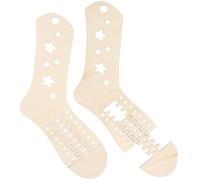 NAMOARLY 2pcs Wooden Sock Blocks with Smooth Surface and Sturdy Design Sock Knitting Tools for DIY Knitter Projects and Crochet Form