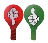 NAMOARLY 2pcs Yes No Paddles Thumbs up Thumbs down Voting Paddles for Classroom Use, Reusable Pvc Hand Pointer for Student Communication and Teacher Feedback