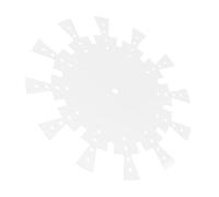 NAMOARLY 30cm Acrylic DIY Clock Face Template Ruler with Numerical Markings, Clock Board Inlay Guide for Resin Crafts and Woodworking Projects