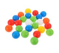 NAMOARLY 36pcs Non Porous Hollow Plastic Golf Training Balls Indoor Practice Golf Multi Colored Safe for Daily Use Random Color