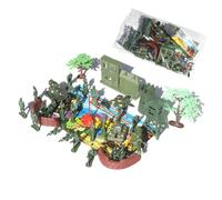 NAMOARLY 37pcs Military Sand Table with Soldier Models Tanks Aircraft Flags Accessories Imaginative Pretend Play for Boys and Educational DIY Battle Scene Kit