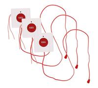 NAMOARLY 3pcs Emergency Pull Cord Button for Elderly and Patients, Wall-Mounted Urgent Alert System with Help Call Switch for Nursing Home and Bathroom Use