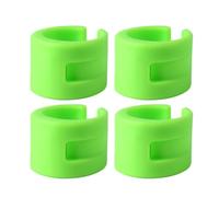 NAMOARLY 4 Pcs Rear Fork Chain Protector Rings Anti Collision Rubber | Green Finish, Four Piece Pack, Lightweight Rubber Build, Rear Fork Fit, Cycling Accessory
