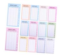 NAMOARLY 48 Sheets Ring Saving Challenge Sheets for Budget Binder Portable Currency Tracker Paper for Developing Financial Habits Smooth Material Day Week Money Saving Goals