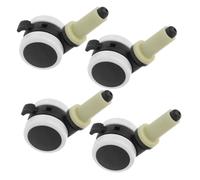 NAMOARLY 4pcs High Chair Wheel Replacement Plastic Chair Casters for Dining Furniture Accessories with Strong Load Capacity and Comfortable Seating Experience Random Color