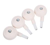 NAMOARLY 4Pcs Silent Stroller Wheels Replacement Universal Walker Caster Wheel for Baby Walker Pram Quiet Rolling Quick Installation Suitable for-Home Learning to Walk