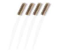 NAMOARLY 4pcs Stainless Steel Wire Bristle Brush Set for Thorough Cleaning and Rust Removal, Small Wire Brushes for Maintenance Tasks and Home Appliance Cleaning