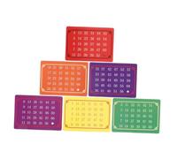 NAMOARLY 5 Sets Halloween Telepathic Number Cards Mind Reading Tricks for Stage Performances Party Supplies Interactive Calculation Test Cards