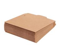 NAMOARLY 50pcs Kraft Paper Bags CD File Envelope Pouches Lightweight Reusable Brown Paper Document Package Greeting Card Envelope for Mailing and Packaging