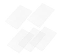 NAMOARLY 5pcs High Transparency Id Card Holders Hard Plastic Credit Card Sleeves