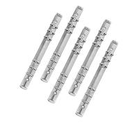 NAMOARLY 6-Ring Loose Leaf Binder Mechanism Spines 5pcs Metal Notebook Binder Inserts A5 DIY Planner Organizer Binding Accessories for Scrapbook and Personal Notebooks