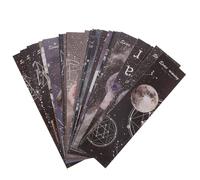 NAMOARLY 60pcs Space Theme Bookmarks Made of Paper for DIY Use, Student Bookmarks with Beautiful Space Planet and Solar System Design, for School and Reading Accessories