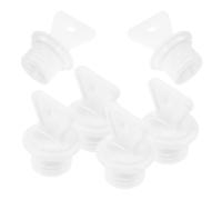 NAMOARLY 6pcs Hot Water Bottle Stopper Seal Stoppers Rubber White 22.5mm 0.88 Inch for Hot Water Sack Kitchens and Dining Rooms