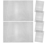 NAMOARLY 6pcs Stainless Steel Wire Mesh Screen 8.27 X 5.91inch 20 Mesh Silver Lightweight for Cages DIY Projects