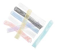 NAMOARLY 8pcs Plastic Binding Coils with Spiral Coil Notebook Design, Secure Stable Structure, Enhanced Durability, for Documents and Presentations