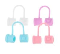 NAMOARLY 8Pcs Silicone Straw Covers Dustproof Protective Caps for Reusable Straws in Pink Purple White Cyan for Outdoor Activities Parties Ceremonies and Daily Use