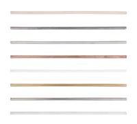 NAMOARLY 8pcs Thermal Conductivity Experiment Rods Copper Iron Aluminum Plastic Ceramic Wood for Lab Teaching Physics Chemistry Heat Absorption Demonstration Materials