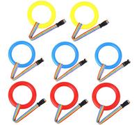 NAMOARLY 8pcs Toddler Walking Rope Leash with Handles for Preschool Children Detachable Safety Harness for Daycare Outdoor Group Walks Random Color