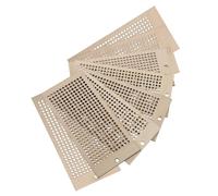 NAMOARLY 8pcs Wooden Bookmarks for DIY Embroidery and Cross Stitch, Beige Lightweight Book Marks Made of Wood and Polyester, Easy to Use Craft Supplies for Cultural Creation Souvenirs