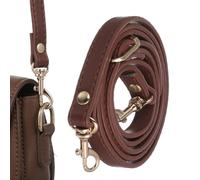 NAMOARLY Adjustable Wide Shoulder Strap for Handbags and Purses, Replacement Crossbody Purse Strap Made of Brown Imitation Leather with Minimalist Design and Fashionable Appearance
