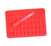 NAMOARLY Bear Silicone Candy Mold with Dropper Food Grade Chocolate Mold for DIY Treats Easy to Fill and Clean for Homemade Sweets and Holiday Baking