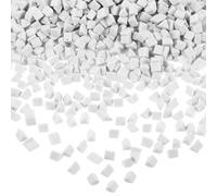 NAMOARLY Ceramic Triangular Sharpening Tool Polishing Media Abrasive 4mm White Natural Polish Comprehensive Polishing for Home and Factory Use