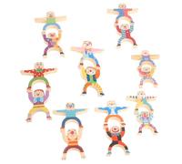 NAMOARLY Colorful Balance Blocks Clown for Educational Stacking Game to Develop Hand-eye Coordination Finger Flexibility and Creativity Safe Rounded Edges for Early Learning Fun
