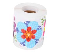 NAMOARLY Colorful Flower Self-adhesive Blackboard Border Sticker, Replaceable Bulletin Board Trim Cute Patterns for Classroom Decoration and Festival Supplies