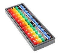 NAMOARLY Colorful Level Plastic Abacus with Beads Per Row for Student Mental Arithmetic Lightweight Portable Math Learning Tool for Classroom Educational Counting Frame