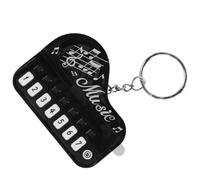 NAMOARLY Compact Music Keychain Piano Keyboard Key Ring with Comfortable Hand Feel Plastic Material, Multipurpose Bag Pendant to Decorate Keys and Bags