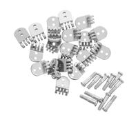NAMOARLY Convenient Spare Set 5 Packs 4.5mm Zinc Alloy Eyeglass Hinges Universal Replacement for Eyewear Repair