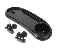 NAMOARLY Detachable Stroller Food Tray with Drinks Holder Easy to Clean Snack Tray for Pushchair Convenient Dining Space for Independent Eating