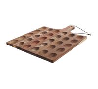 NAMOARLY Deviled Egg Platter Tray Wooden Egg Holder with Divided Plate for Small Wood Trays and Countertop Storage