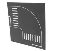 NAMOARLY DIY Street Layout Model Kit for Realistic Urban Road Scene with Traffic Signs Curved Roads for Creative Play Educational Traffic Rule Learning and Family Interaction