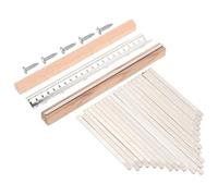 NAMOARLY DIY Thumb Piano Accessories Kit with 21-tone Keys Made of Synthesis Material, Multi-functional Replacement Supplies for Homemade Kalimba Craft and Music Education