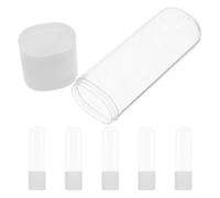 NAMOARLY Dustproof Water Flosser Tip Case and Oral Irrigator Nozzles 6pcs Lightweight Plastic Water Flosser Travel Case with Compact Design, Easy to Clean Organizer for Replacement Nozzles
