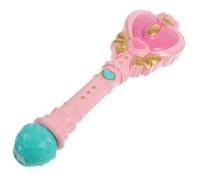 NAMOARLY Electric Bubble Machine with Bubble for Fairy Cartoon Design with Light Effects Easy One Button for Outdoor Parties Beach and Fun Activities