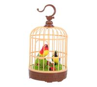 NAMOARLY Electronic Birdcage Toy Voice-activated Induction Parrot Small Bird Sounds Toy Perfect for Home Decor