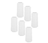 NAMOARLY Facial Hair Remover Threads 6 Rolls White Cotton for Controlled Threading Movements Suitable for Lips and Nose Delicate Hair Removal
