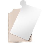 NAMOARLY Foundation Mixing Plate for Convenient Color Blending with Makeup Mirror Portable Compact Cosmetic Makeup Mixing Palette Stainless Steel the Go