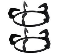 NAMOARLY Gas Stove Rack Set 2pcs 20.2cm Cast Iron Pan Holder Stand Nonslip Wok Support Rack Household Kitchen Gas Stove Accessories