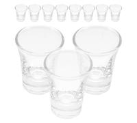 NAMOARLY Glass Communion Cups Set 24 Pcs 1.65X1.30 Inch Fits Standard Communion Trays Religious Ceremony Holy Water Sacrament Glasses Easy Clean