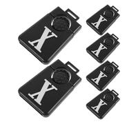 NAMOARLY Golf Club Number Tags Wear-resistant Plastic Labels 6pcs with Elegant Appearance, Protects Headcover from Scratch for Driver and Fairway Wood Headcovers for Golf Enthusiasts