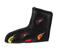 NAMOARLY Golf Putter Protective Cover PU Leather L-Shaped Mallet Headcover with Plush Lining, Waterproof Golf Club Headcovers for Men Women, Suitable for Golfers on the Green