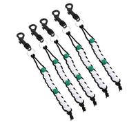 NAMOARLY Golf Stroke Score Counters Random Color with Slide Bead Design 5pcs Plastic Bead Chain Score Keeper for Golfers on Golf Course