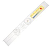 NAMOARLY Goniometer Folding Ruler with ABS Material for Evaluating Joint Angles by Physical Therapists and Students